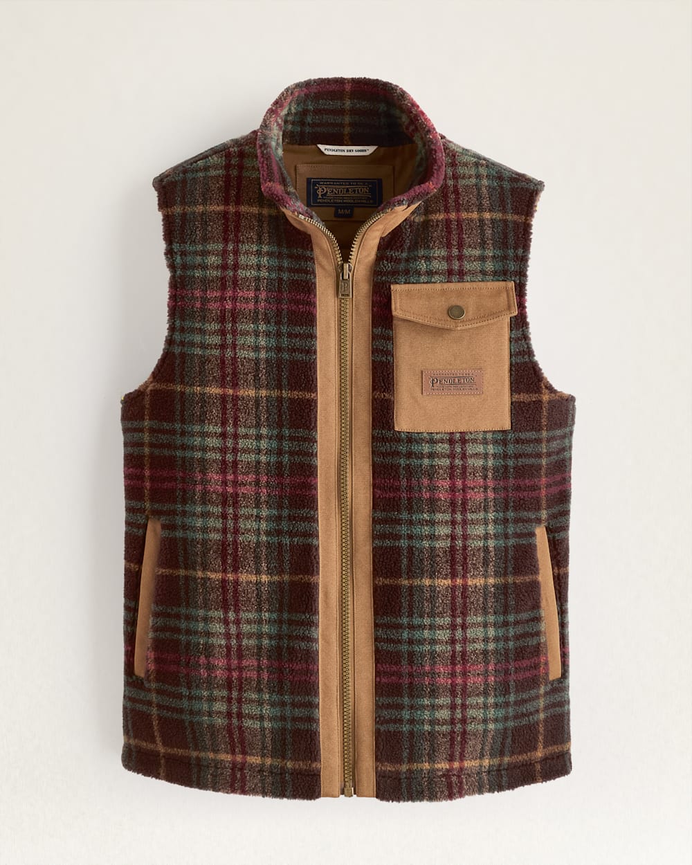 Pendleton wool vest mens on sale
