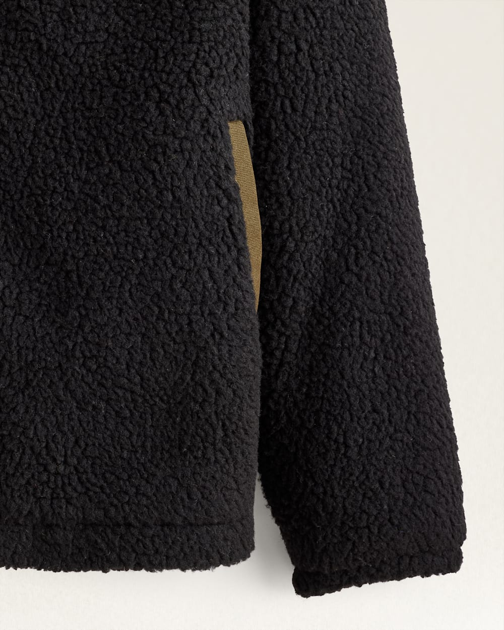 ALTERNATE VIEW OF MEN'S TAHUYA BERBER FLEECE JACKET IN OLIVE/BRONZE image number 6