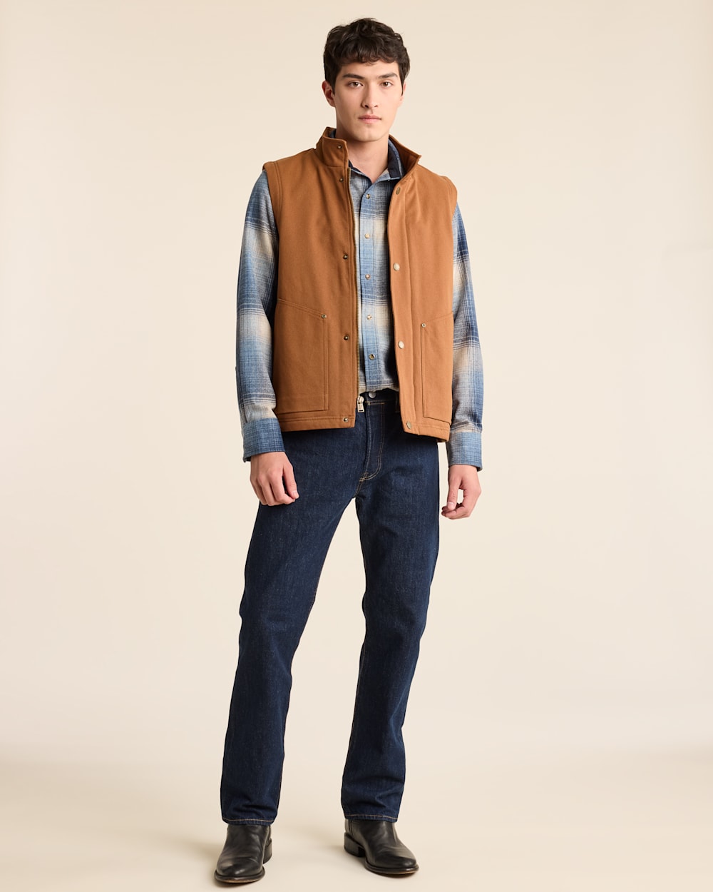 Shop Men s Pine Grove Canvas Vest Pendleton
