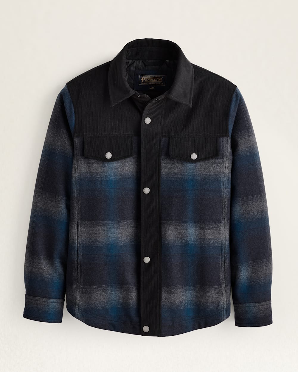 MEN'S PLAID TIMBERLINE SHIRT JACKET IN GREY/BLUE PLAID image number 1