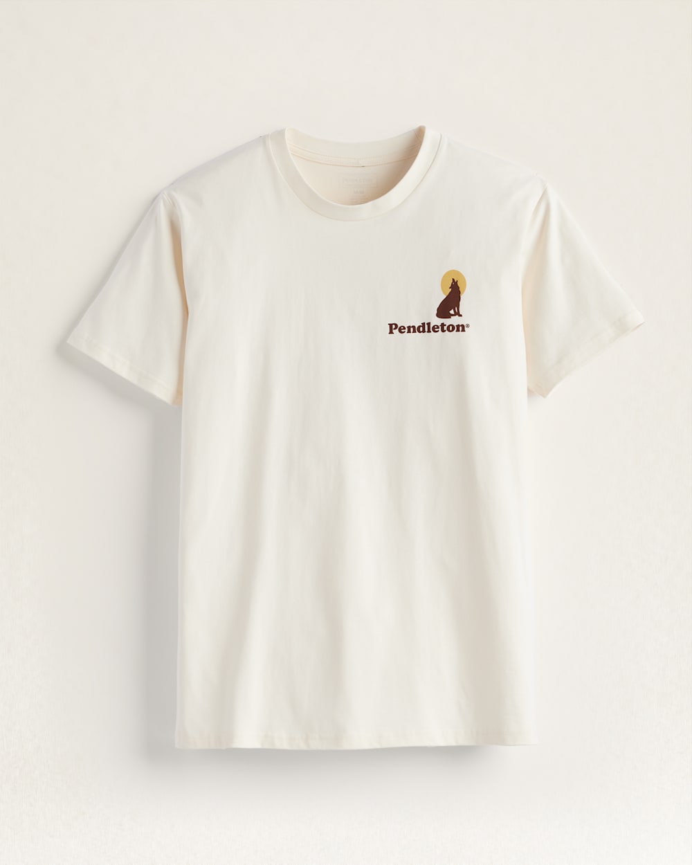 MEN'S CENTURY LOBO GRAPHIC TEE IN ECRU/BROWN image number 1