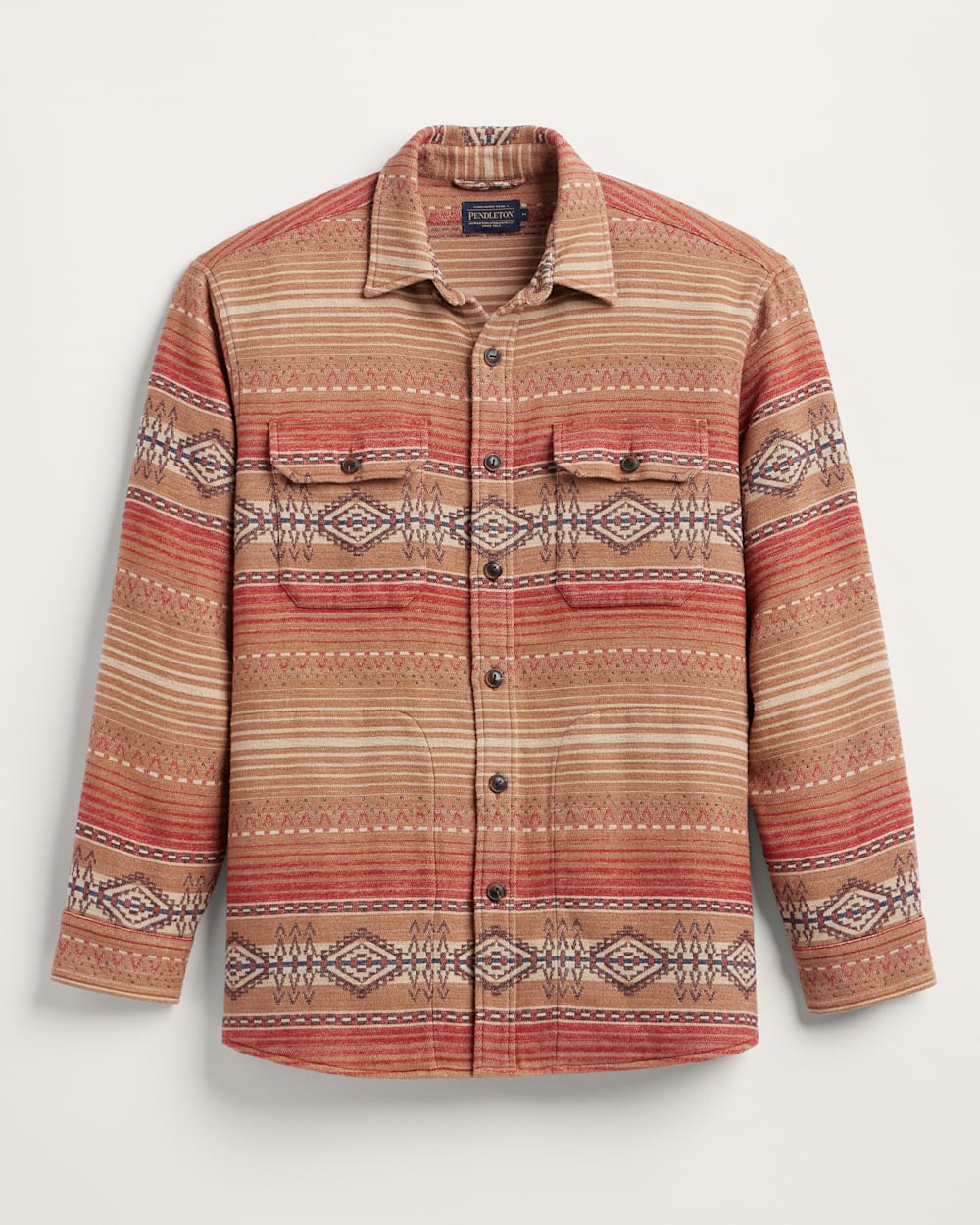 ALTERNATE VIEW OF MEN'S DOUBLESOFT DRIFTWOOD SHIRT IN TAN BEACON ROCK image number 5
