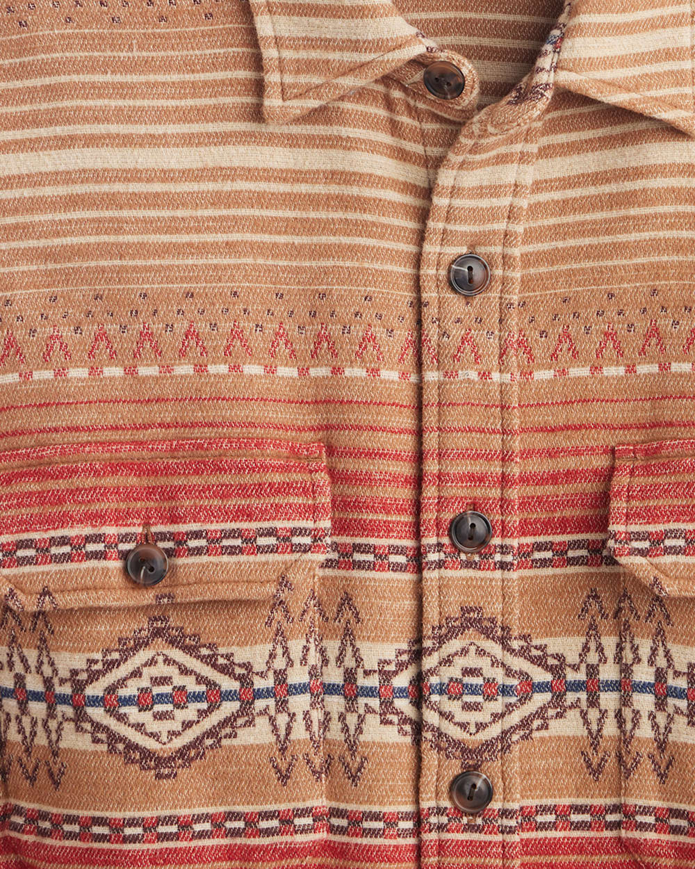 ALTERNATE VIEW OF MEN'S DOUBLESOFT DRIFTWOOD SHIRT IN TAN BEACON ROCK image number 6