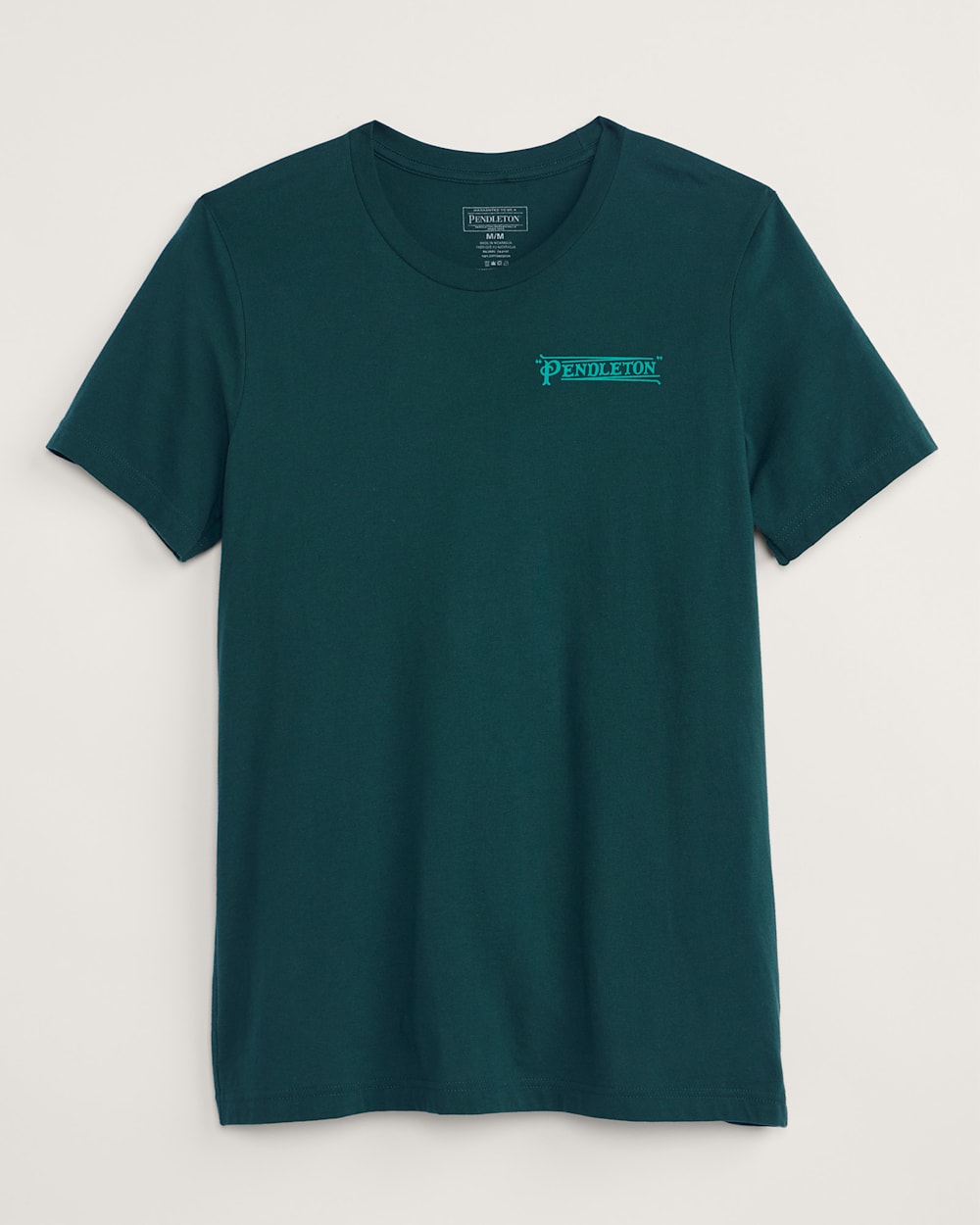 ALTERNATE VIEW OF MEN'S SALMON FALLS GRAPHIC TEE IN FOREST/GREEN image number 2