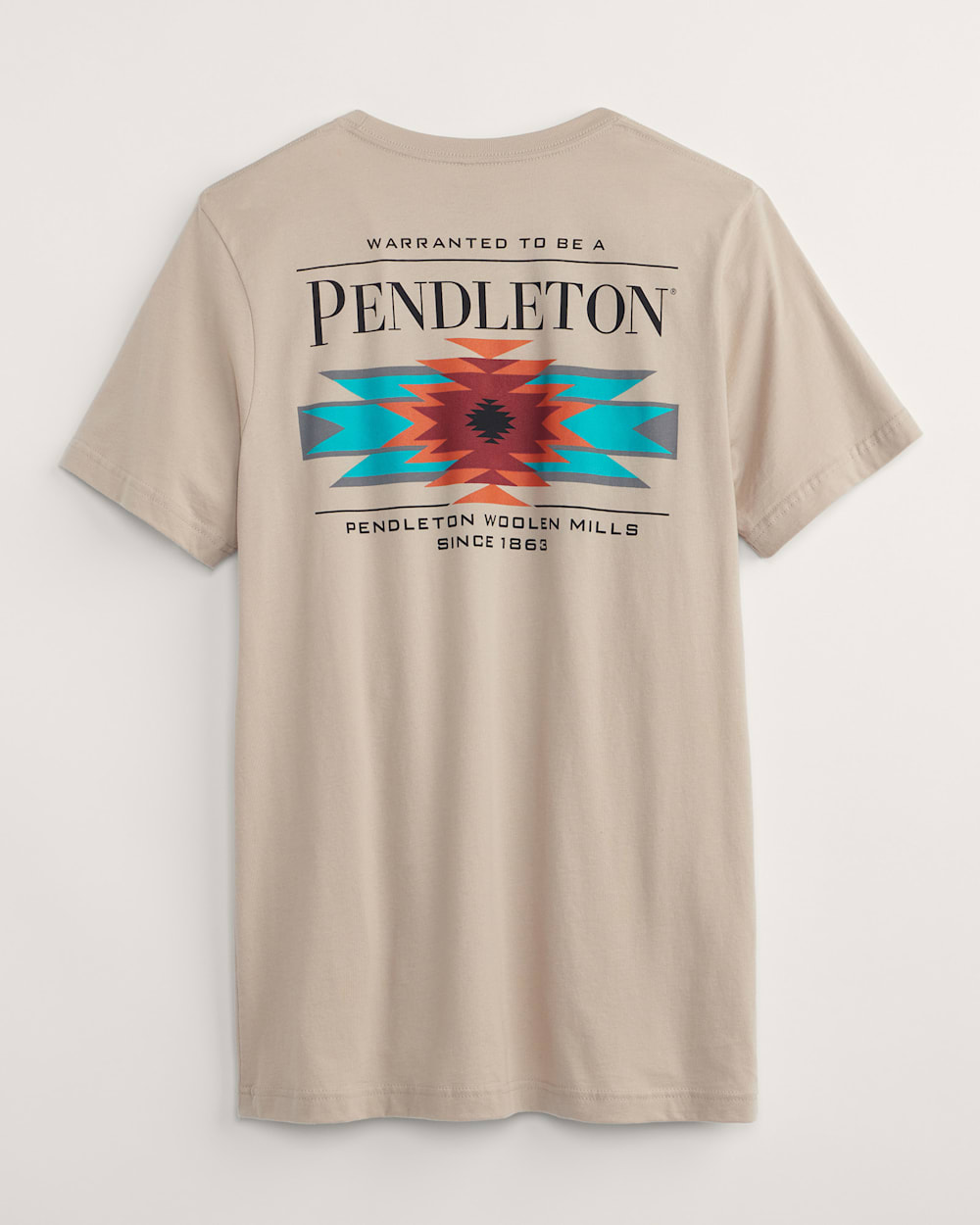 MEN'S ICON LOGO GRAPHIC TEE IN TAN/MULTI image number 1