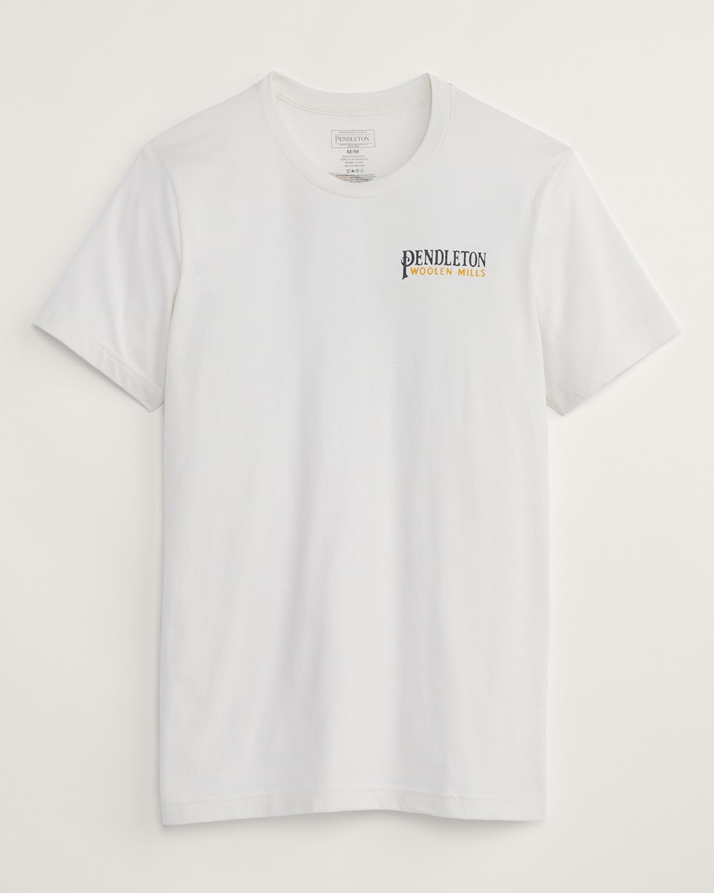 ALTERNATE VIEW OF MEN'S BISON GRAPHIC TEE IN VINTAGE WHITE/BROWN image number 2