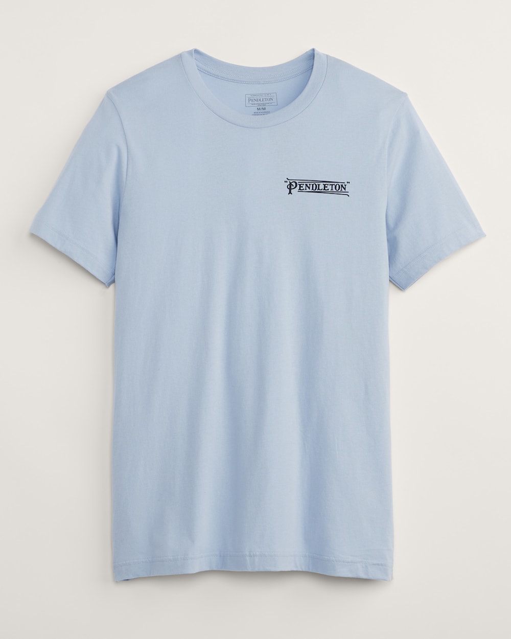 ALTERNATE VIEW OF MEN'S OREGON GRAPHIC TEE IN LIGHT BLUE/GOLD image number 2
