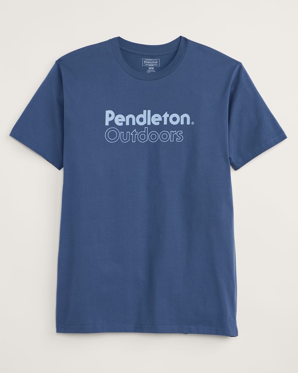MEN'S PENDLETON OUTDOORS GRAPHIC TEE IN PETROL/LIGHT BLUE image number 1