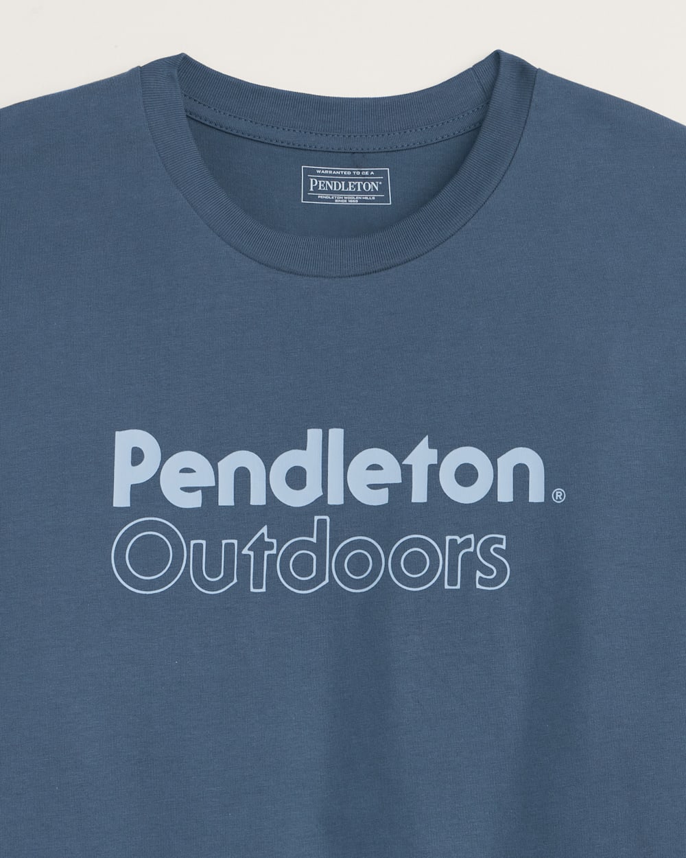 ALTERNATE VIEW OF MEN'S PENDLETON OUTDOORS GRAPHIC TEE IN PETROL/LIGHT BLUE image number 2