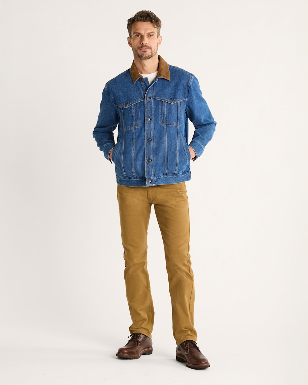 ALTERNATE VIEW OF MEN'S CULVER DENIM JACKET IN HARDING STAR image number 2