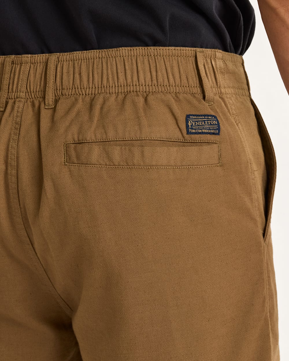 ALTERNATE VIEW OF MEN'S SKYLER COTTON/LINEN SHORTS IN BROWN image number 5
