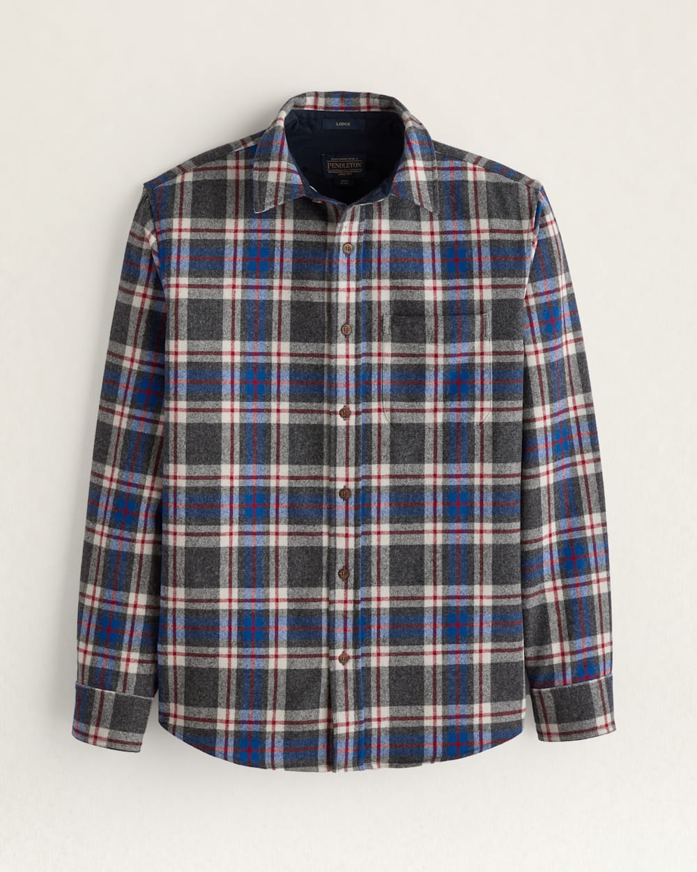 MEN'S PLAID LODGE SHIRT IN OXFORD MIX image number 1