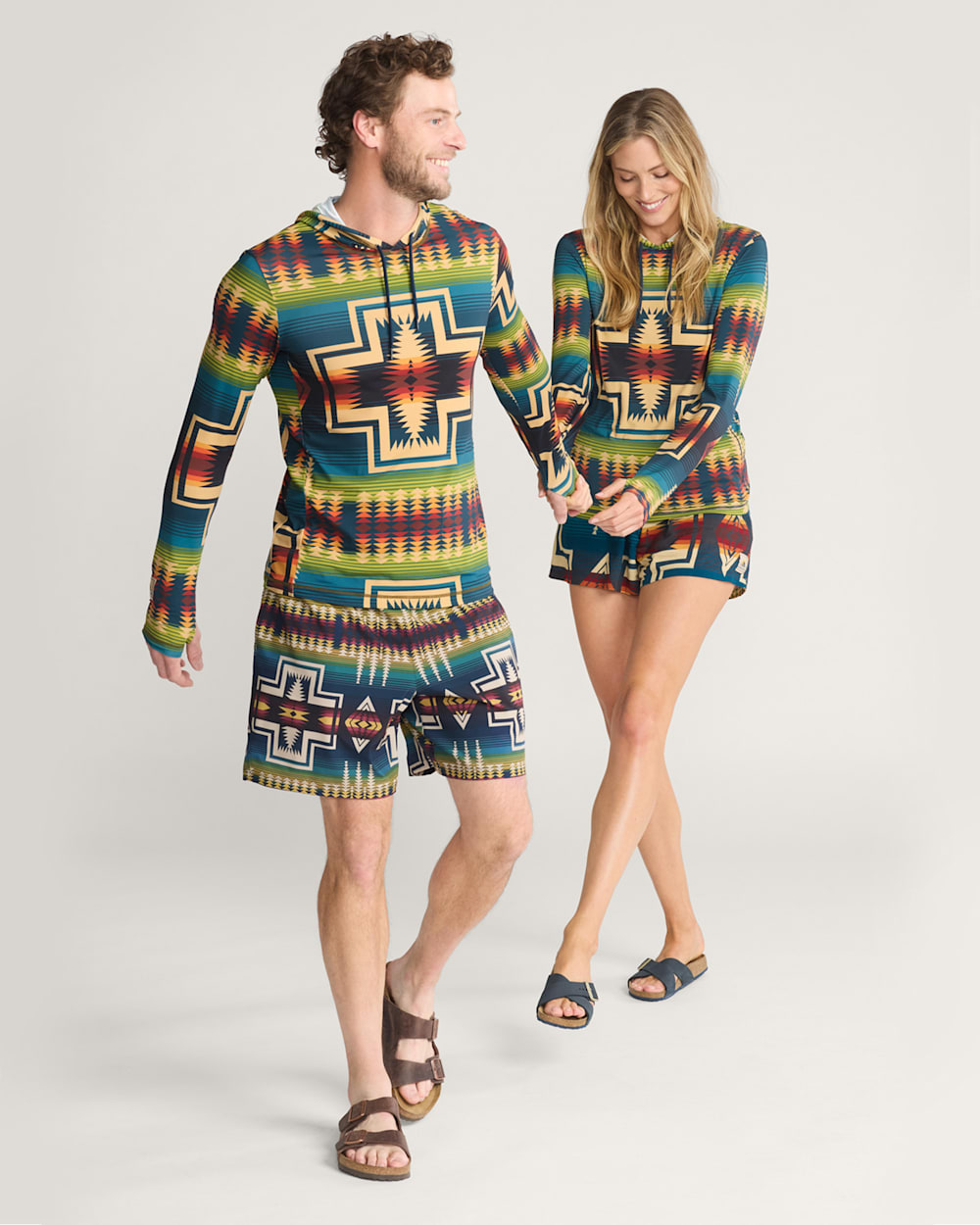 HARDING UNISEX LONG-SLEEVE RASHGUARD IN CENTURY HARDING image number 1