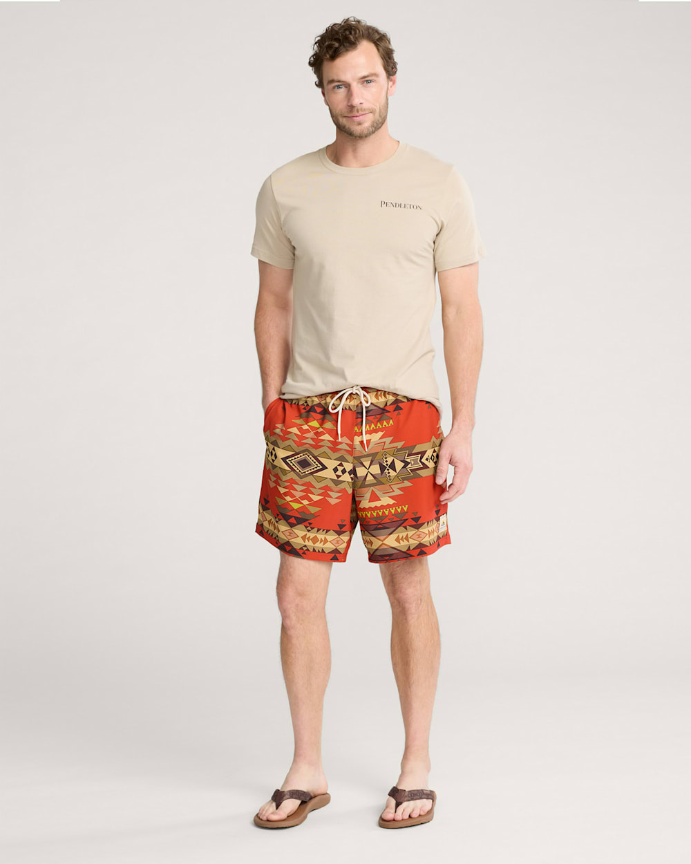 ALTERNATE VIEW OF HIGHLAND PEAK SHORESIDE PACK-N-GO SWIM TRUNKS IN HIGHLAND PEAK image number 2