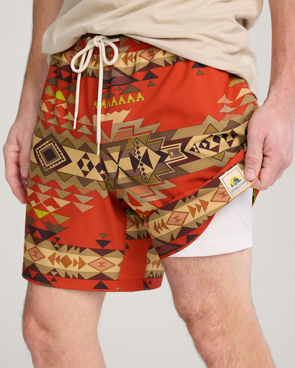 ALTERNATE VIEW OF HIGHLAND PEAK SHORESIDE PACK-N-GO SWIM TRUNKS IN HIGHLAND PEAK image number 5