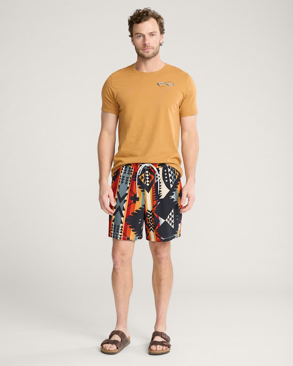 ALTERNATE VIEW OF NEHALEM SHORESIDE PACK-N-GO SWIM TRUNKS IN NEHALEM image number 2