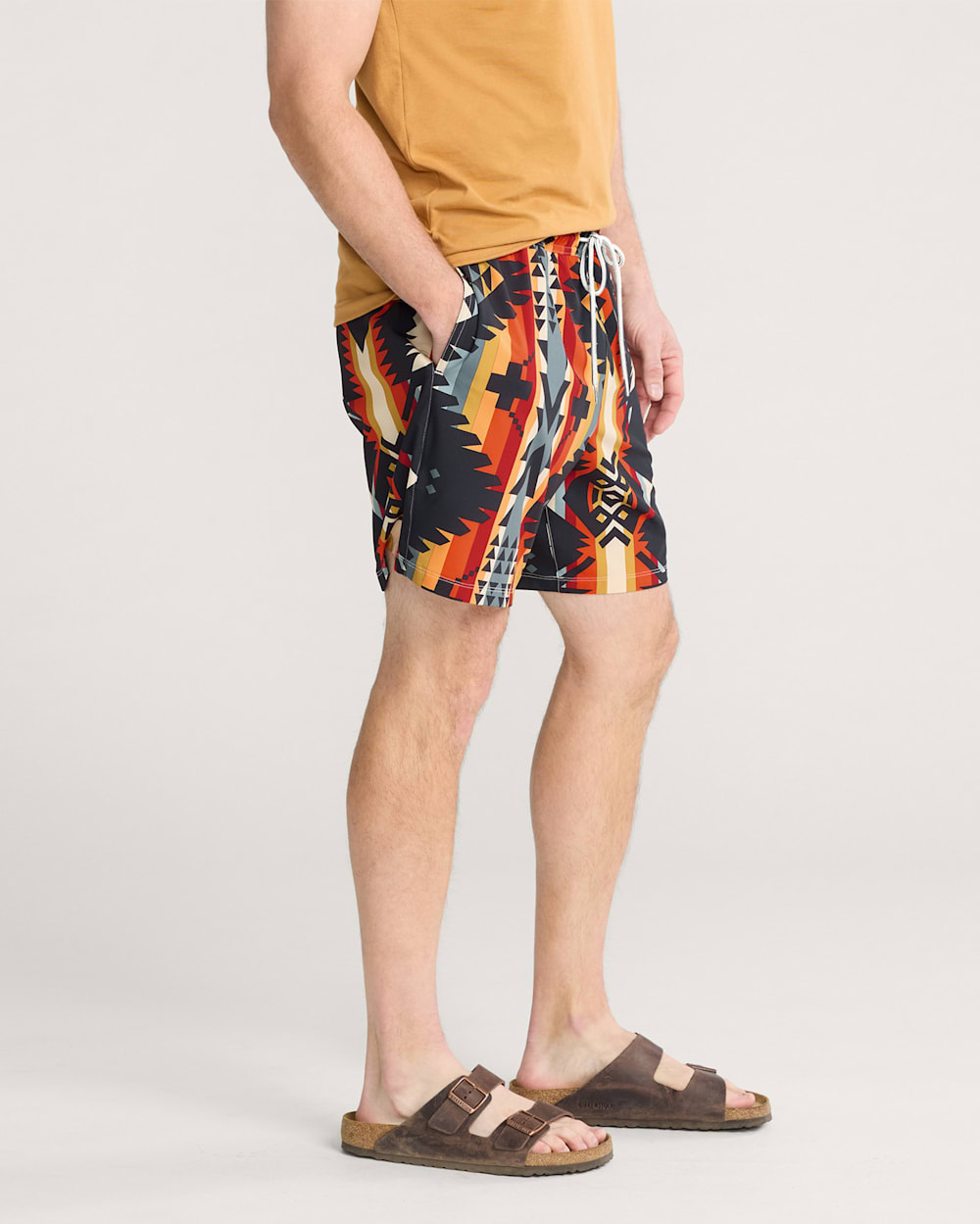 ALTERNATE VIEW OF NEHALEM SHORESIDE PACK-N-GO SWIM TRUNKS IN NEHALEM image number 4