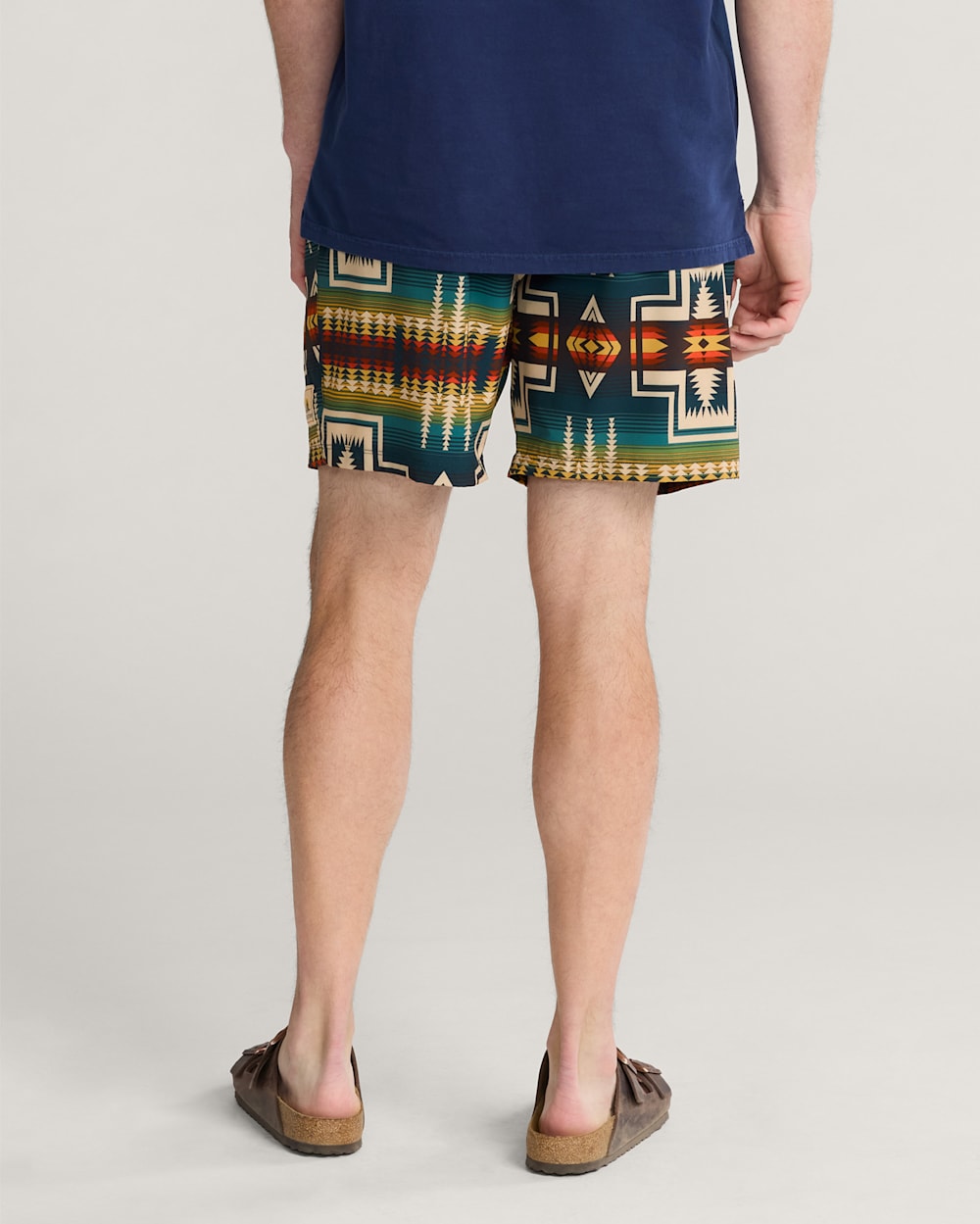 ALTERNATE VIEW OF HARDING SHORESIDE PACK-N-GO SWIM TRUNKS IN CENTURY HARDING image number 3