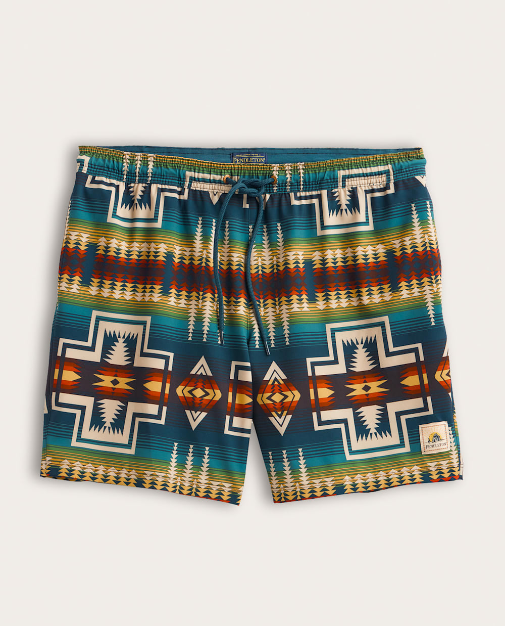 ALTERNATE VIEW OF HARDING SHORESIDE PACK-N-GO SWIM TRUNKS IN CENTURY HARDING image number 5