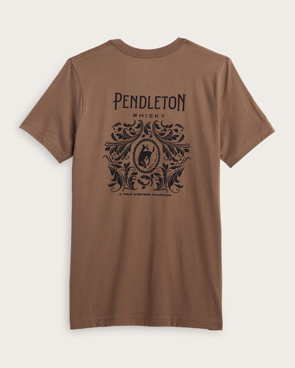 MEN'S PENDLETON SADDLE GRAPHIC TEE IN VINTAGE BROWN/BLACK image number 1