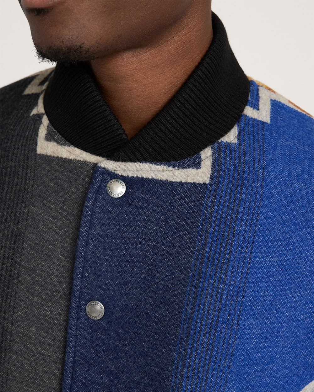 ALTERNATE VIEW OF MEN'S COLLEGE FUND DIRECTIONS HOME WOOL COAT IN MULTI image number 4