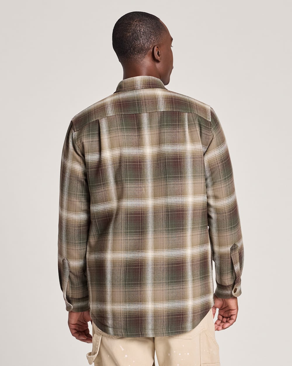 PENDLETON × DOORS　CPO Shirts Jacket Pendleton Men's Quilted CPO Wool Shirt Jacket, Copper/Grey