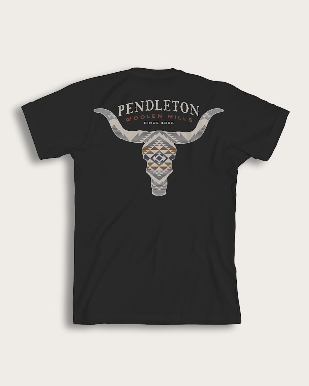 MEN'S CASCADIA SKULL GRAPHIC TEE IN VINTAGE BLACK/CREAM image number 1