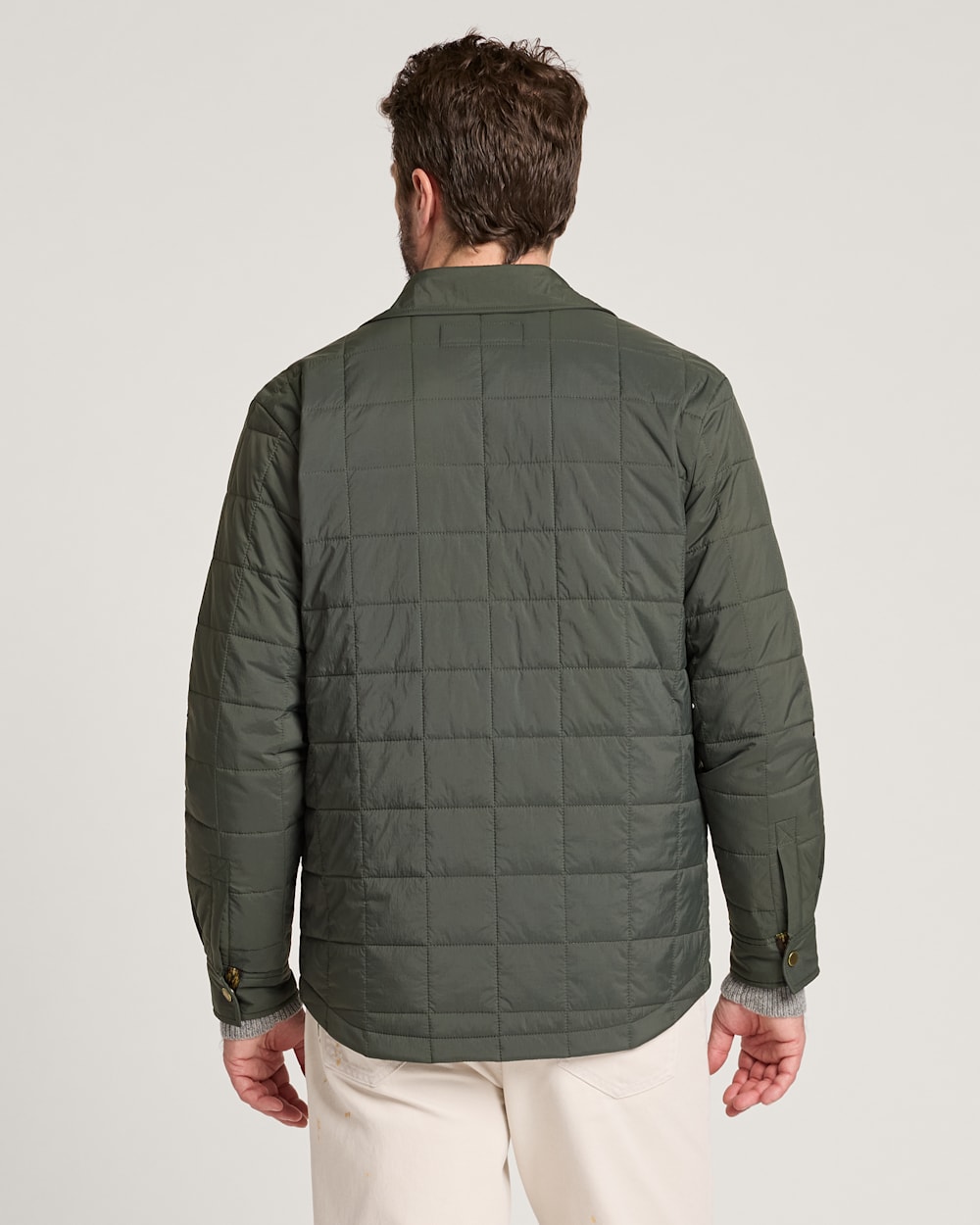 ALTERNATE VIEW OF MEN'S ARROYO CRINKLE QUILTED SHIRT JACKET IN ROSIN image number 2