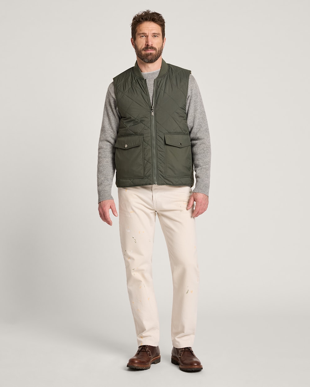 ALTERNATE VIEW OF MEN'S WILDWOOD REVERSIBLE VEST IN NORTHWEST TREES image number 2