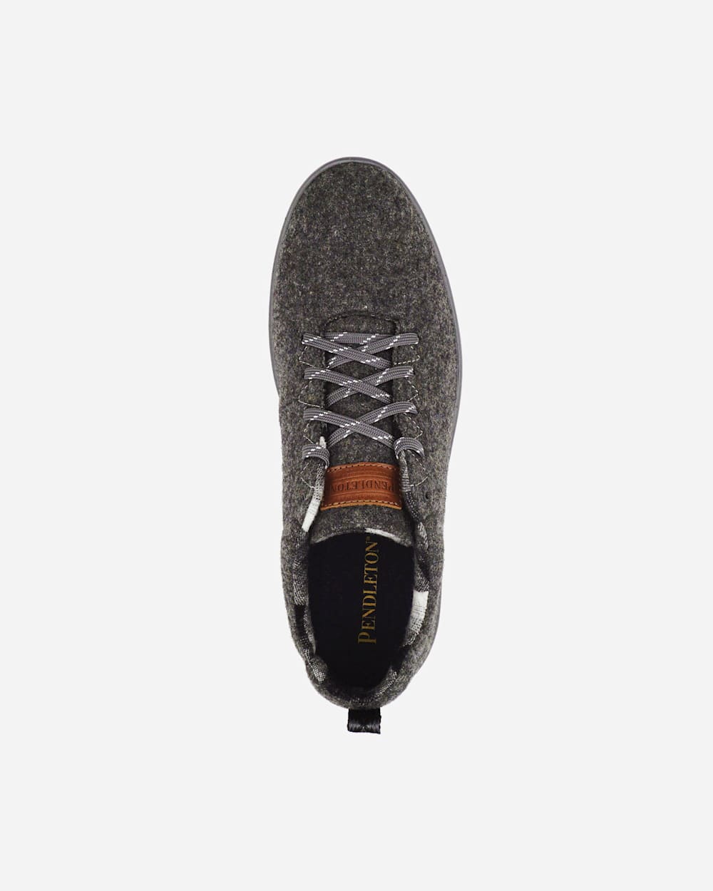 ALTERNATE VIEW OF MEN'S PENDLETON WOOL SNEAKERS IN GREY HEATHER image number 3