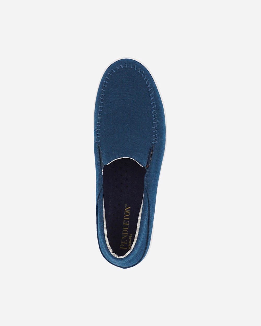 ALTERNATE VIEW OF MEN'S CANNON BEACH FLIP FLOPS IN BLUE image number 3