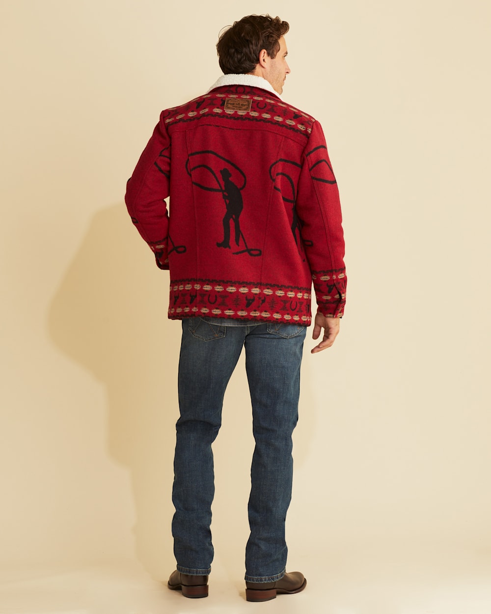 Pendleton red jacket sales