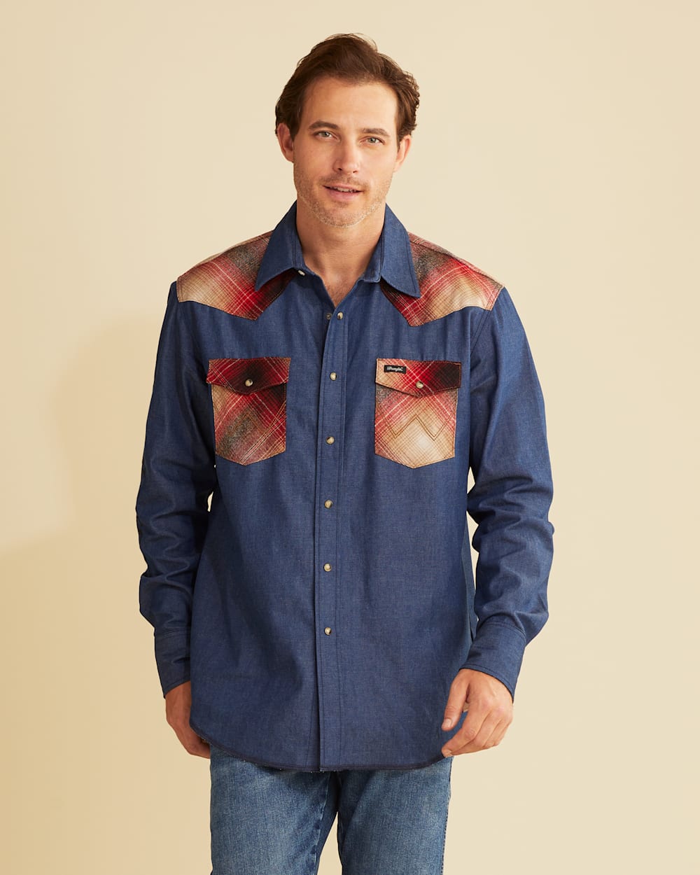 Amazon.com: 100% Cotton Men Denim Long Sleeve Shirt Spring