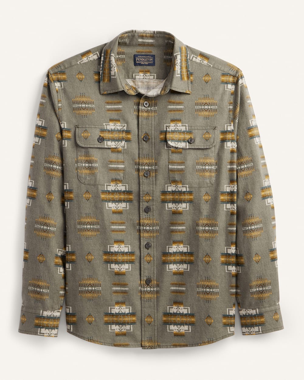 MEN'S TANNER TWILL SHIRT IN STONE CHIEF JOSEPH image number 1