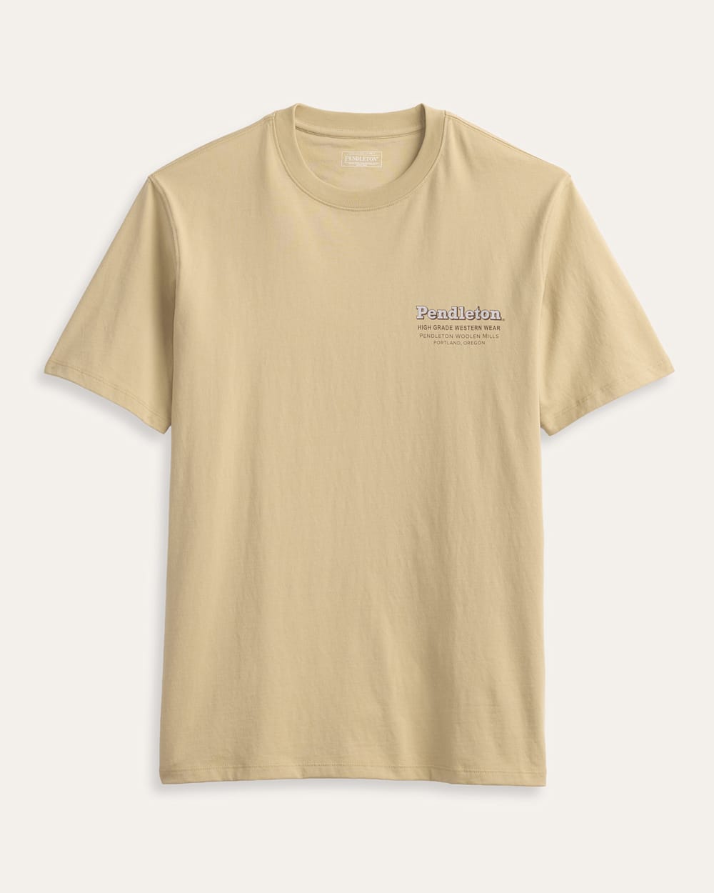 MEN'S SHORT-SLEEVE DESCHUTES WESTERN GRAPHIC TEE IN RYE/BROWN image number 1