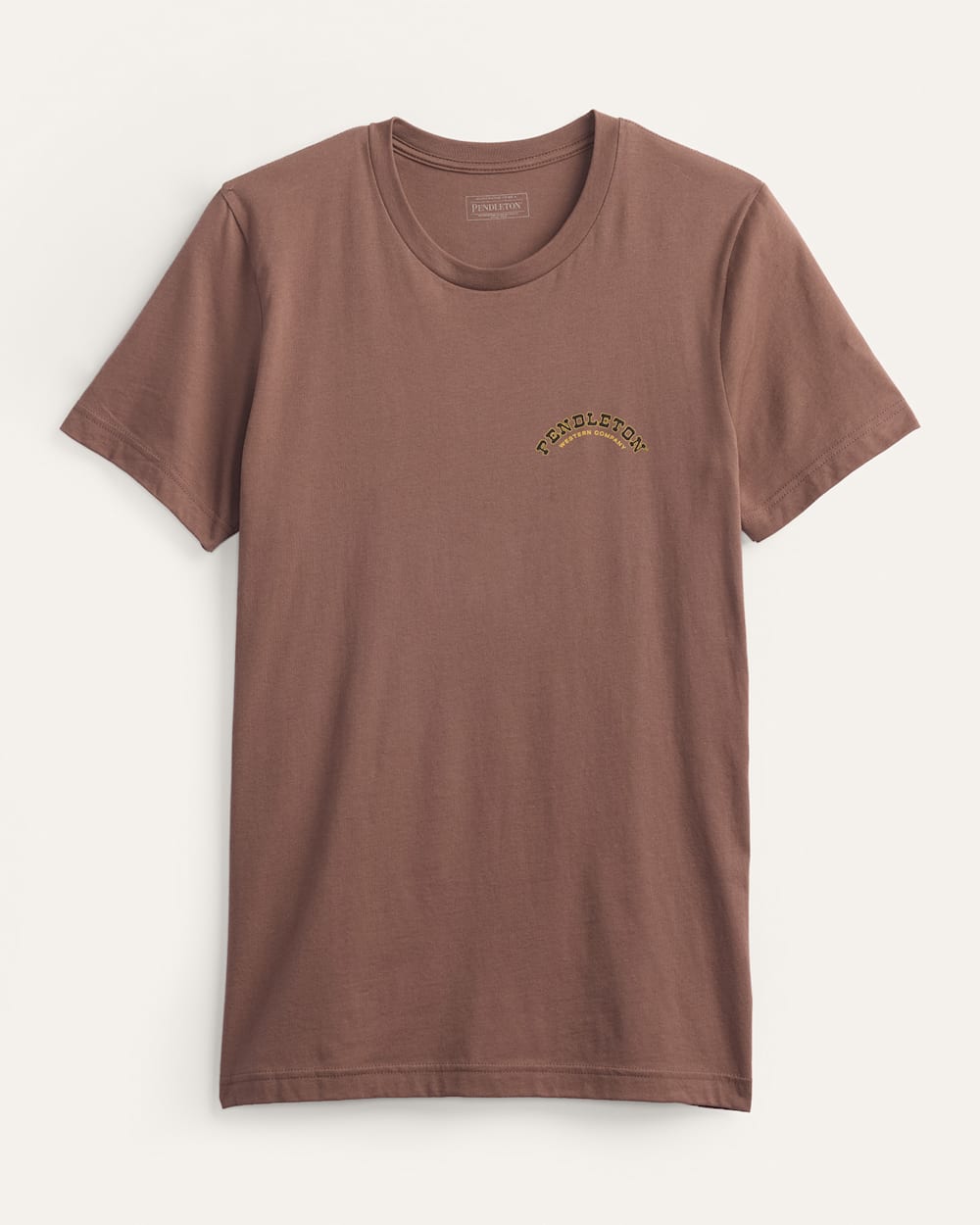 MEN'S SHORT-SLEEVE WESTERN GRAPHIC TEE IN COCOA/BLACK image number 1