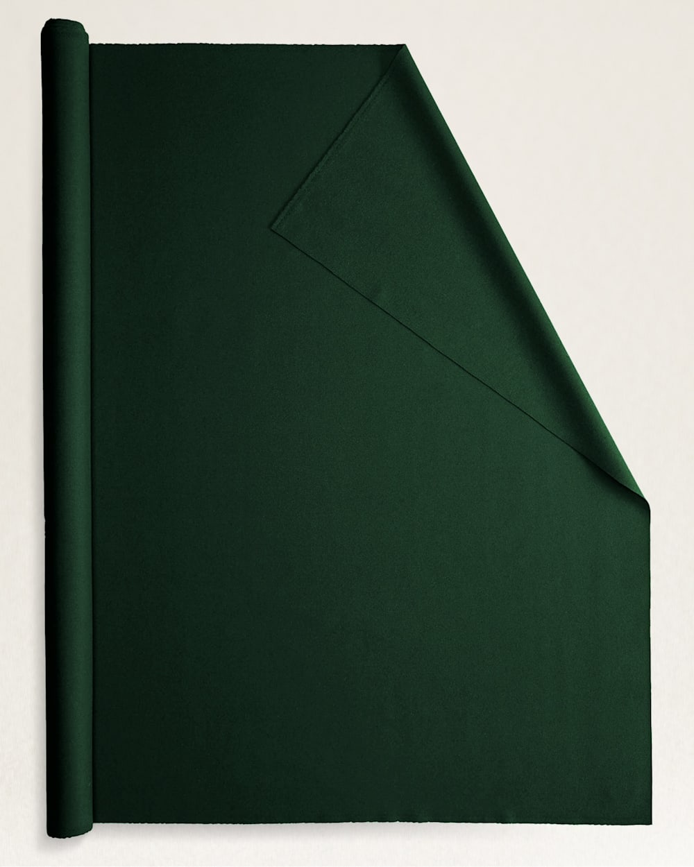 MELTON FABRIC IN DK GREEN image number 1