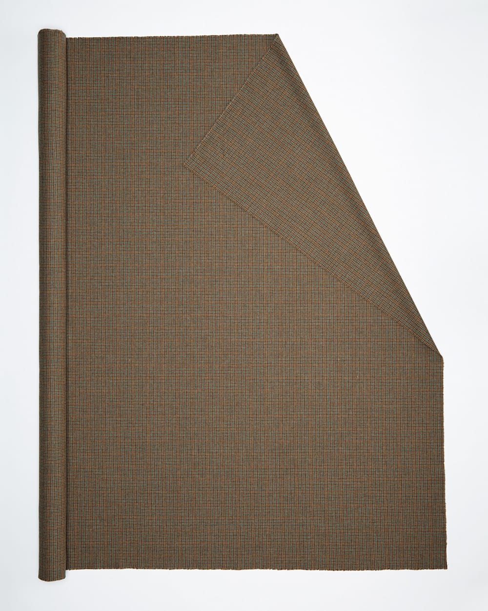 TWEED FABRIC IN CAMEL/BLUE image number 1