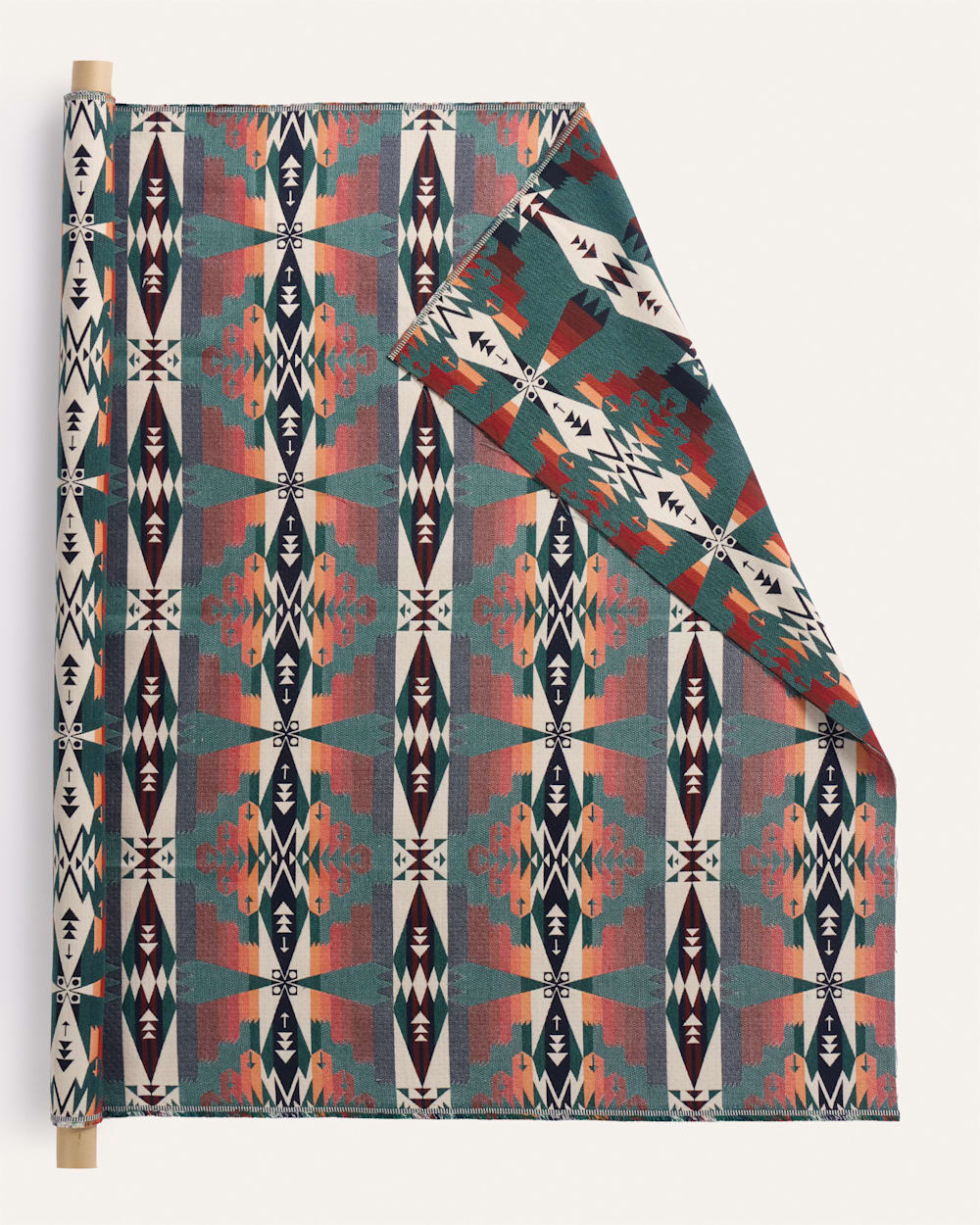 ALTERNATE VIEW OF SUNBRELLA X PENDLETON TUCSON FABRIC IN AGATE image number 2