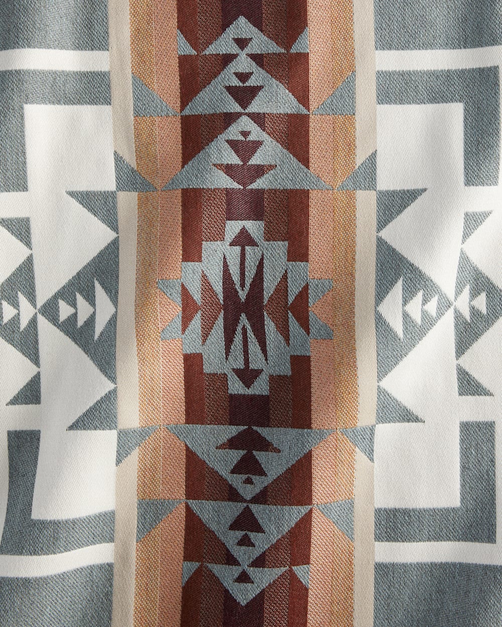 ALTERNATE VIEW OF SUNBRELLA CHIEF JOSEPH FABRIC IN AQUA image number 2