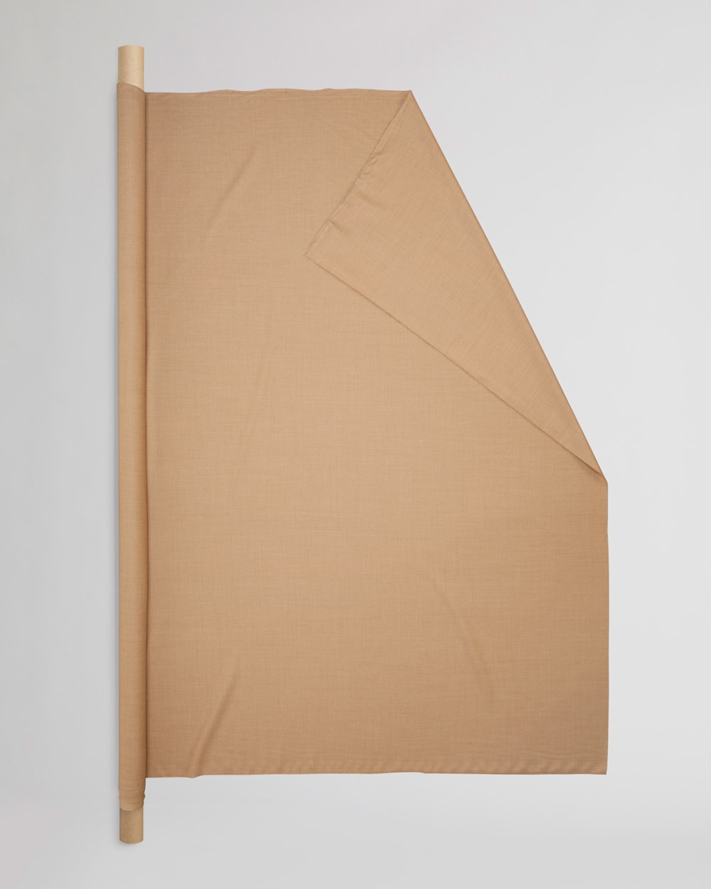 AIRLOOM WOOL FLANNEL FABRIC IN CAMEL MIX image number 1