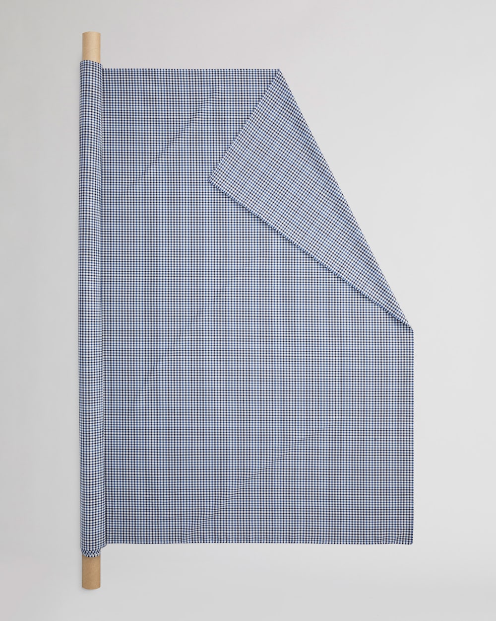 STRETCH MERINO FABRIC IN WHITE/TEAL/GREY CHECK image number 1