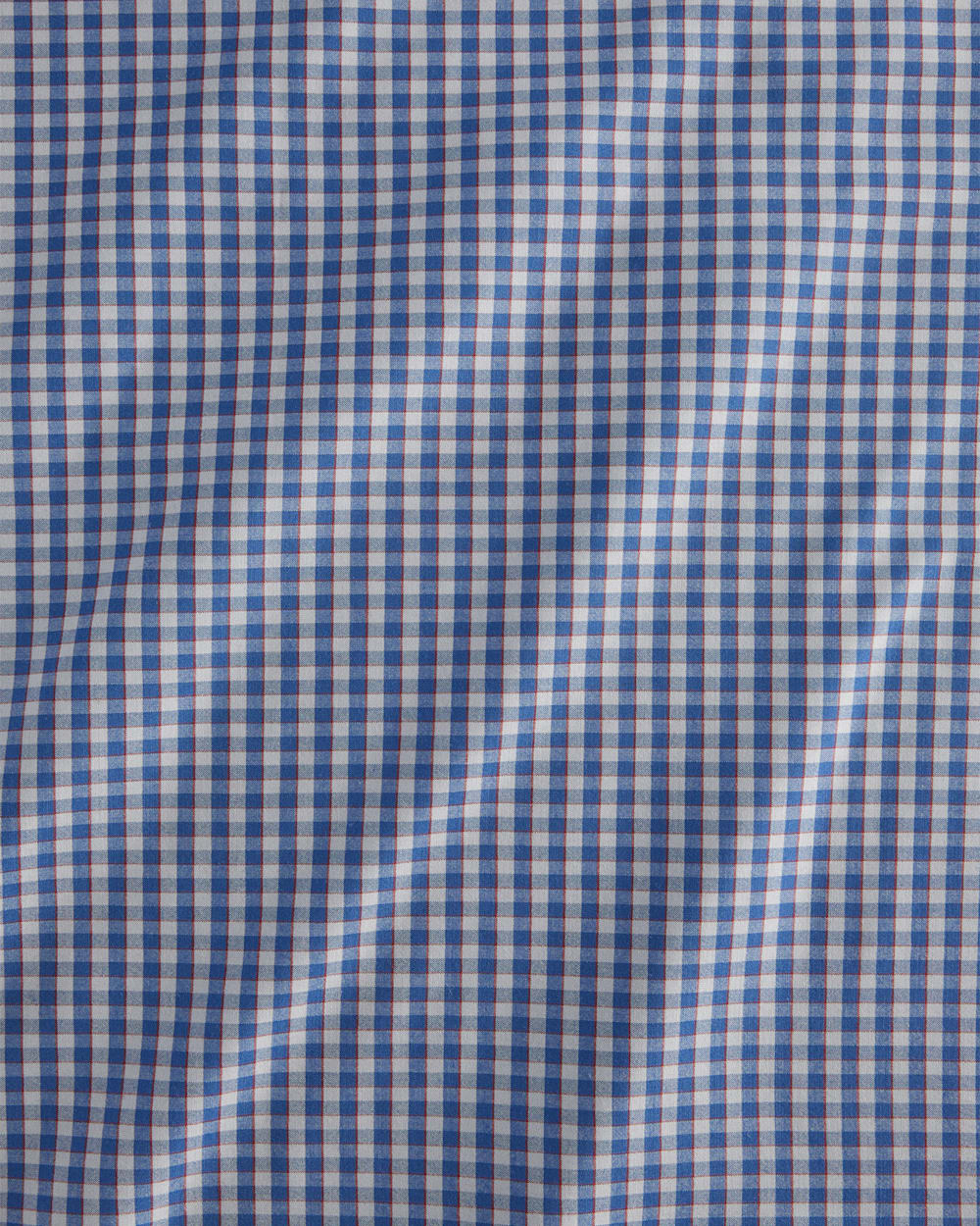 ALTERNATE VIEW OF AIRLOOM STRETCH MERINO FABRIC IN BLUE/RED/GREY CHECK image number 2