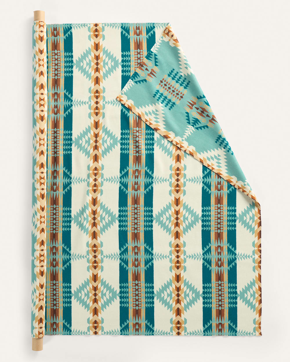 ALTERNATE VIEW OF RANCHO ARROYO HEAVYWEIGHT JACQUARD FABRIC IN AQUA RANCHO ARROYO image number 2