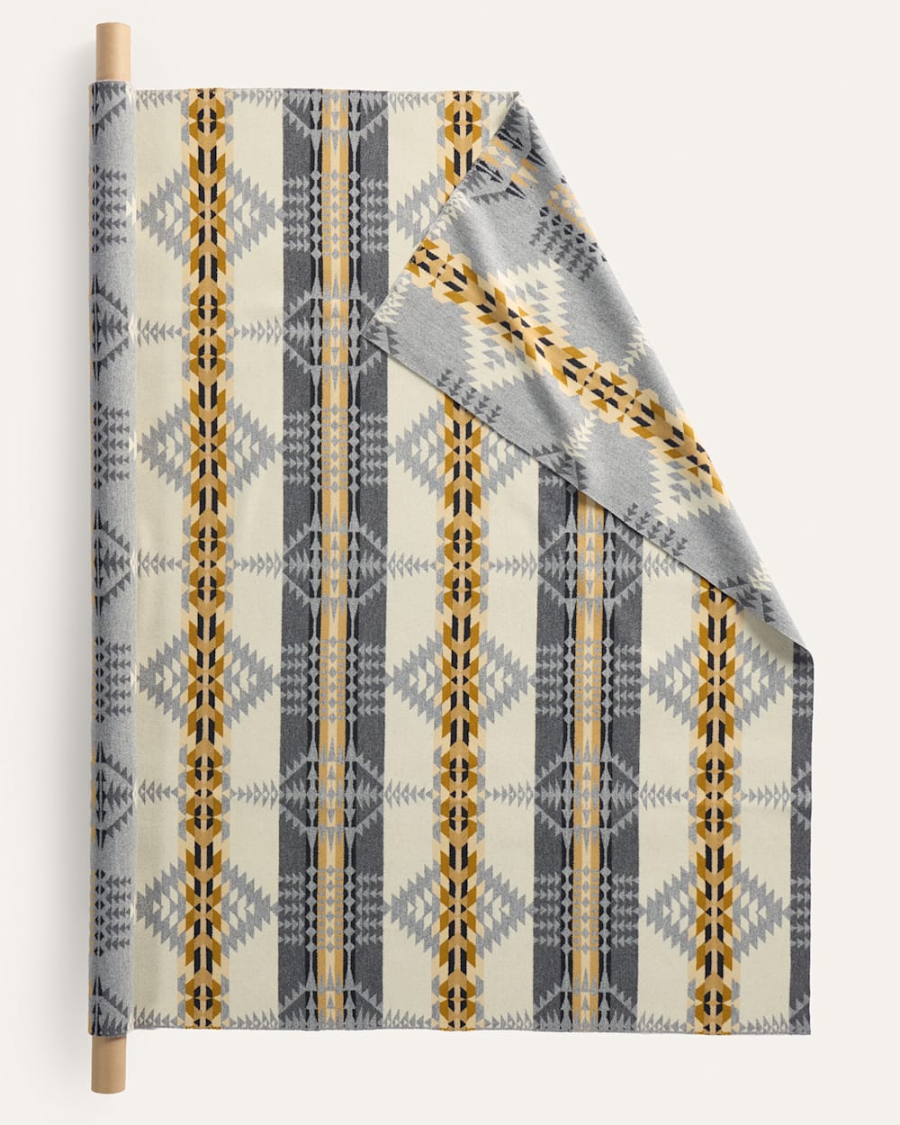 ALTERNATE VIEW OF RANCHO ARROYO HEAVYWEIGHT JACQUARD FABRIC IN GREY RANCHO ARROYO image number 2