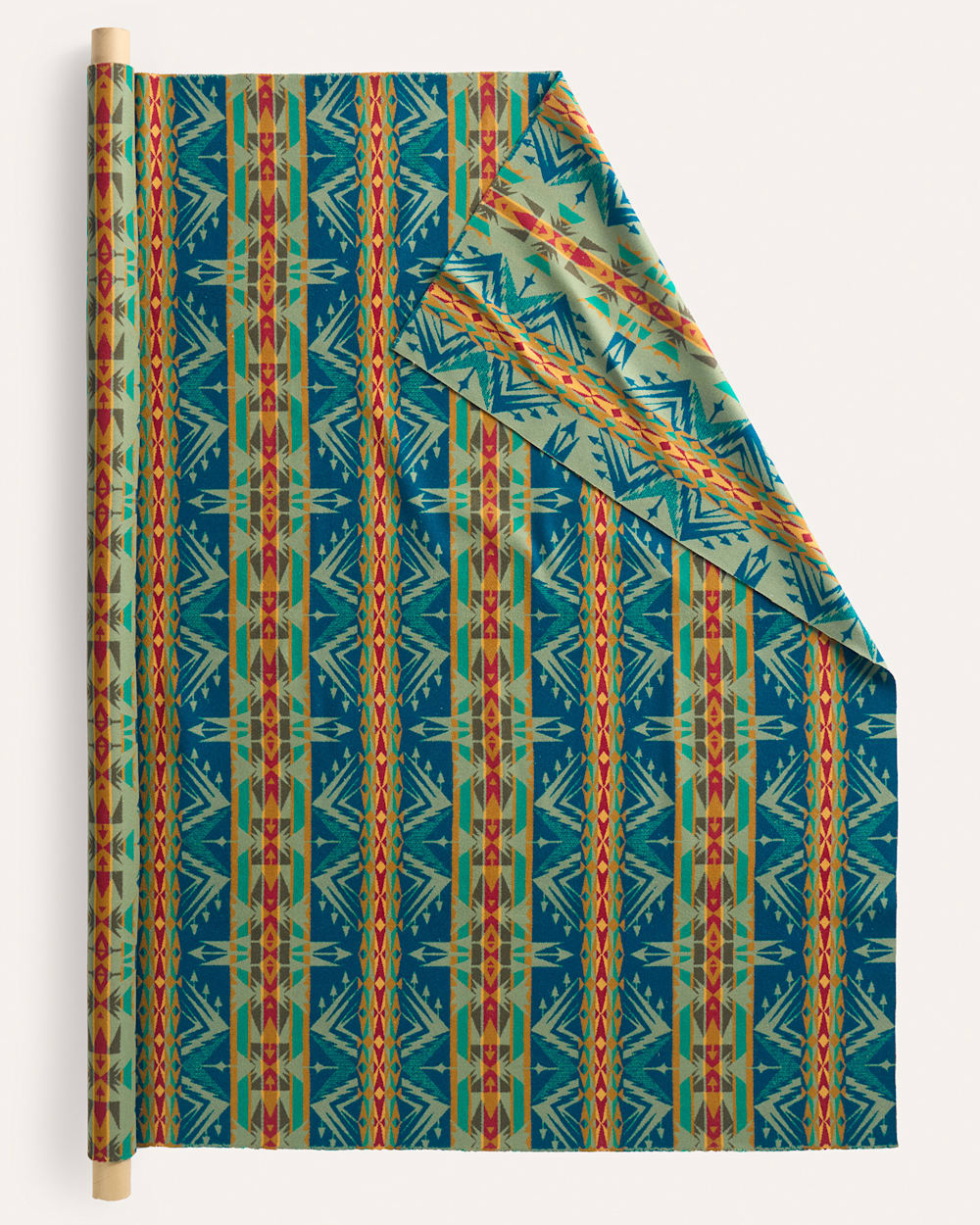 ECHO PEAKS HEAVYWEIGHT JACQUARD FABRIC IN SAGE ECHO PEAKS image number 1