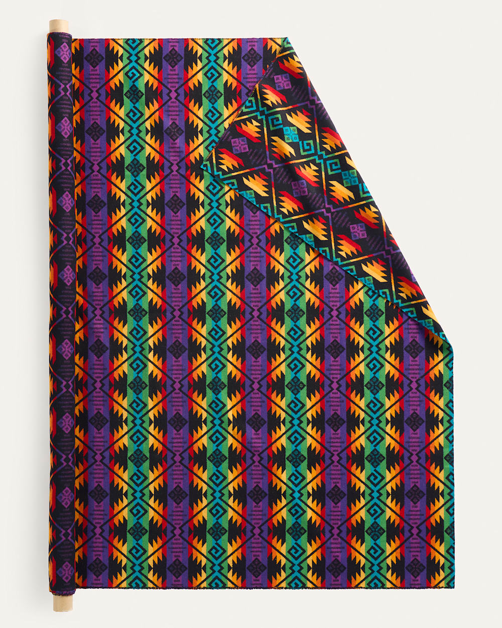 ALTERNATE VIEW OF COYOTE BUTTE HEAVYWEIGHT JACQUARD FABRIC IN BRIGHT BLACK COYOTE BUTTE image number 2