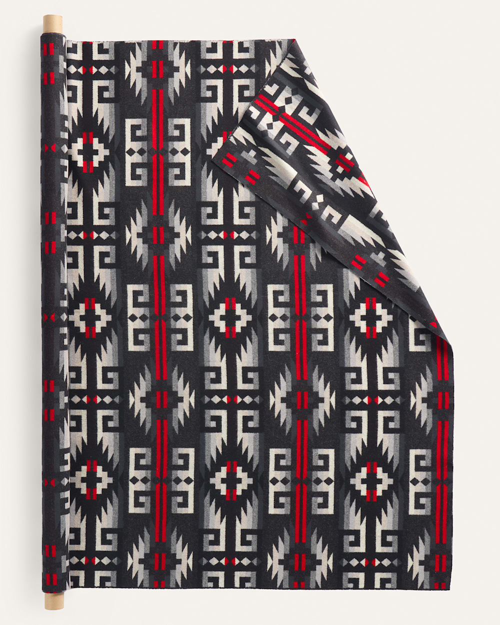 ALTERNATE VIEW OF RIO RANCHO HEAVYWEIGHT JACQUARD FABRIC IN BLACK/OXFORD MIX image number 2