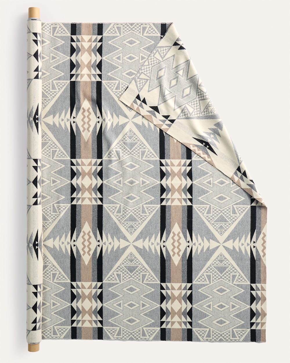DIAMOND RIDGE HEAVYWEIGHT JACQUARD FABRIC IN GREY MIX image number 1
