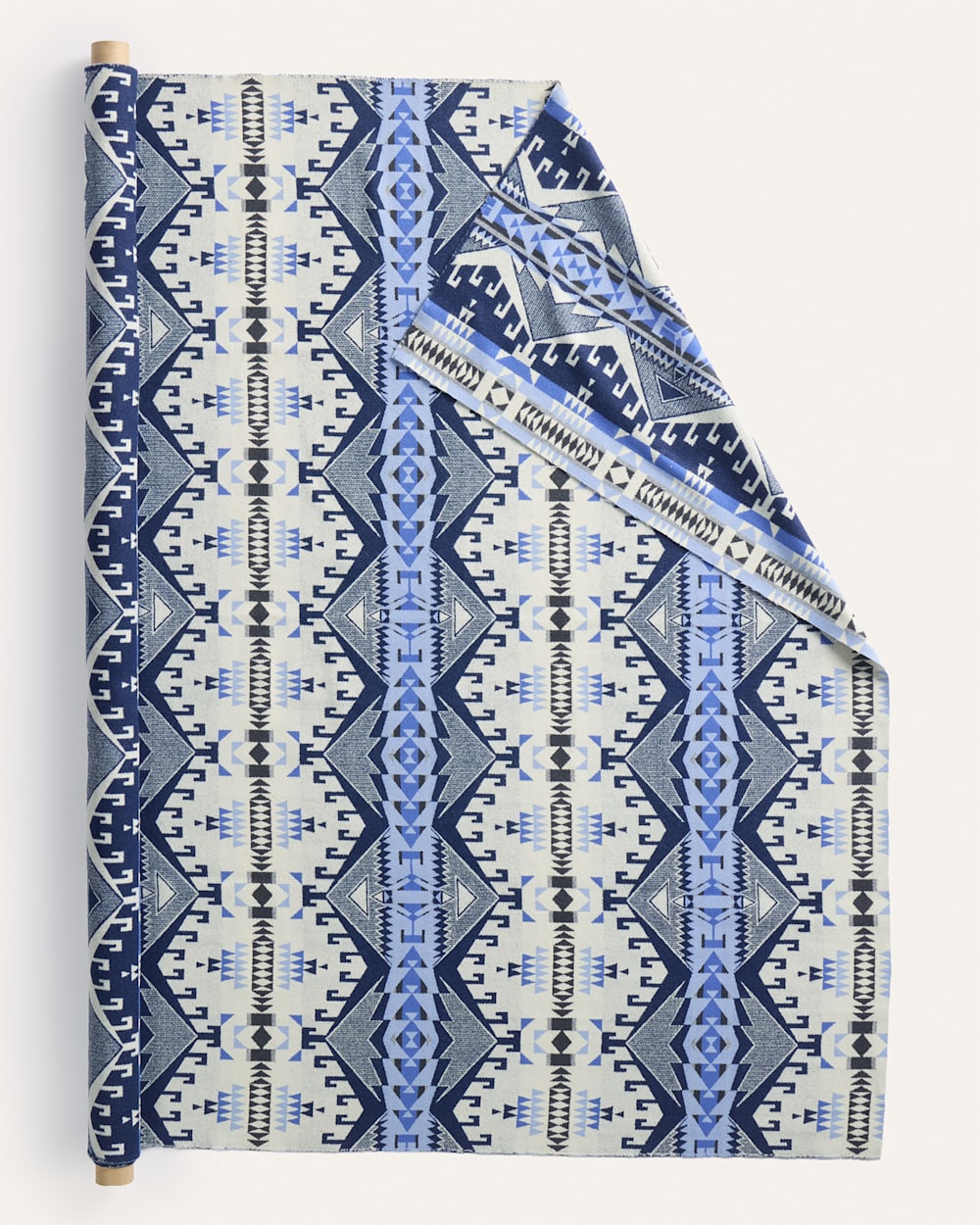ALTERNATE VIEW OF TRAILHEAD HEAVYWEIGHT JACQUARD FABRIC IN IVORY/NAVY image number 2